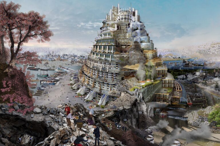 Mythe de Babel 15 Parlement Européen d’après Lucas van Valckenborch-150×225
