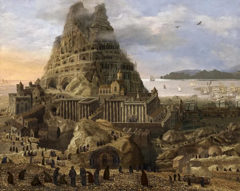 Mythe de Babel 6 d’après La Tour de Babel de Joos de Momper-180×227
