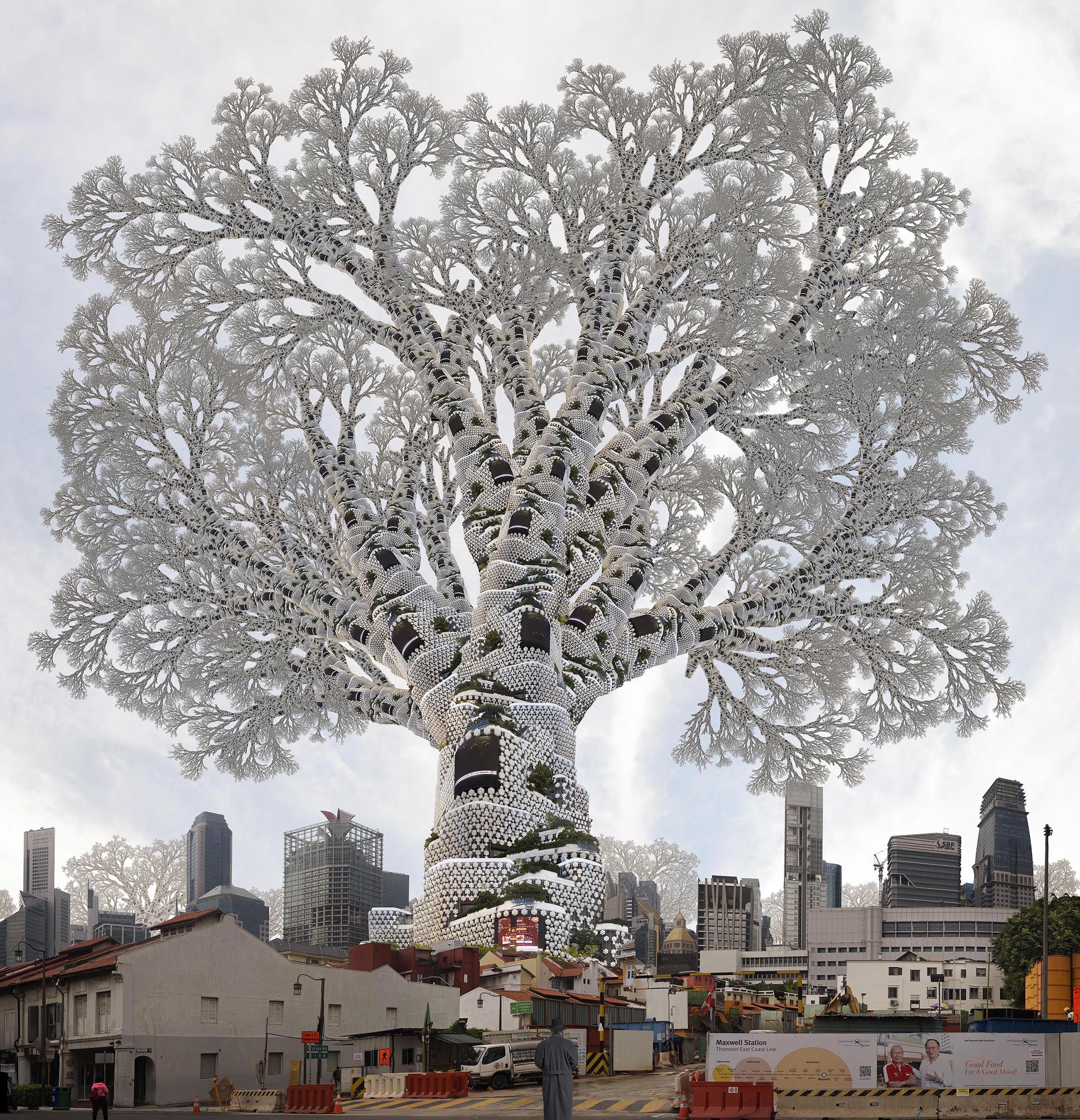 Singapour Capitaland tree