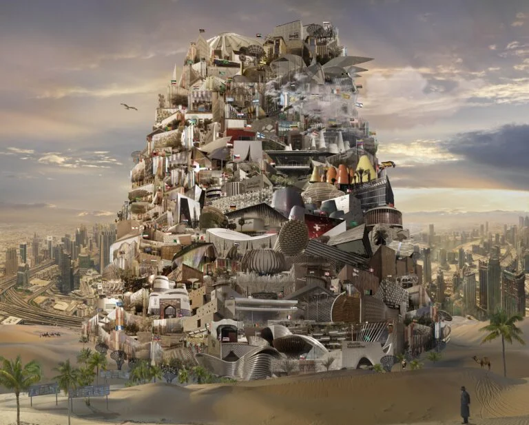 Mythe de Babel 12-expo2020-Dubai d’après la petite tour de Babel Bruegel the Elder